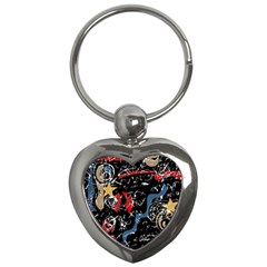 Confusion Key Chains (heart)  by Valentinaart