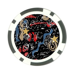 Confusion Poker Chip Card Guards (10 Pack)  by Valentinaart