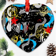 Confusion 2 Ornament (heart)  by Valentinaart