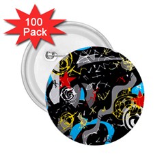 Confusion 2 2 25  Buttons (100 Pack)  by Valentinaart