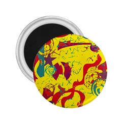 Yellow confusion 2.25  Magnets