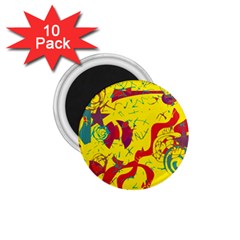 Yellow confusion 1.75  Magnets (10 pack) 