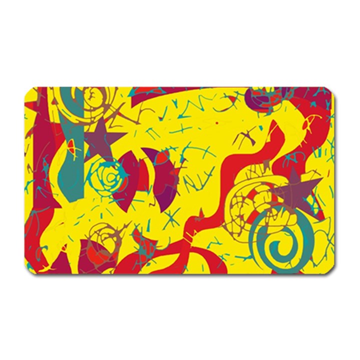 Yellow confusion Magnet (Rectangular)