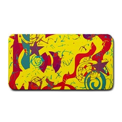 Yellow Confusion Medium Bar Mats by Valentinaart