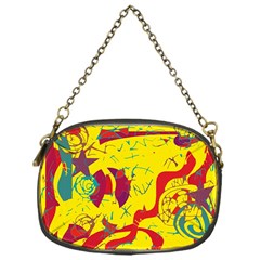 Yellow confusion Chain Purses (One Side) 