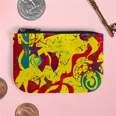 Yellow confusion Mini Coin Purses