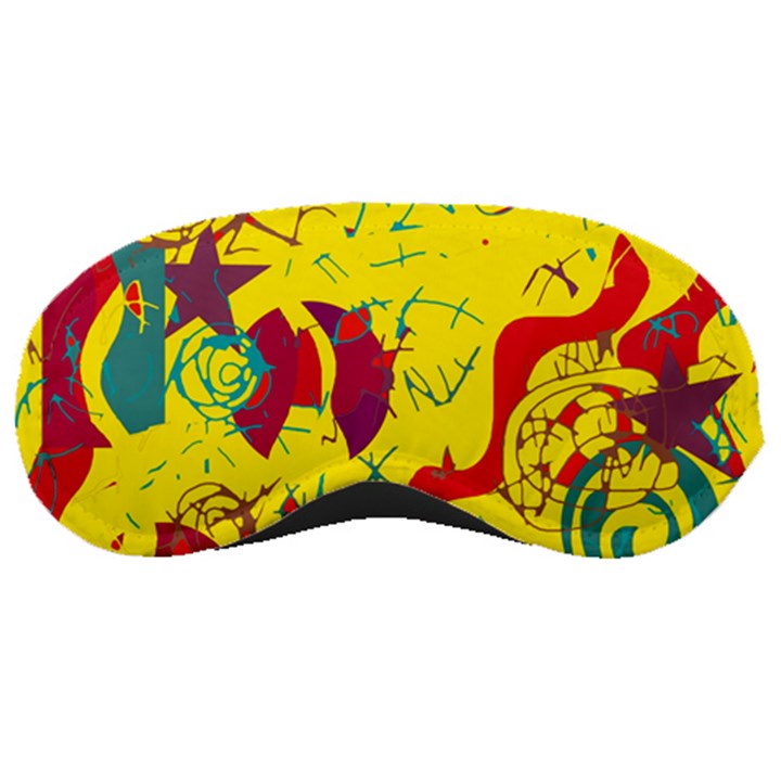 Yellow confusion Sleeping Masks