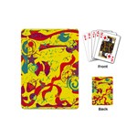 Yellow confusion Playing Cards (Mini)  Back