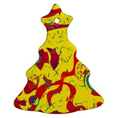 Yellow confusion Ornament (Christmas Tree)