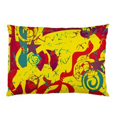 Yellow confusion Pillow Case (Two Sides)