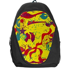 Yellow confusion Backpack Bag