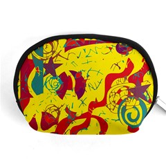 Yellow confusion Accessory Pouches (Medium) 