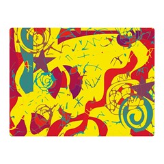 Yellow Confusion Double Sided Flano Blanket (mini) 