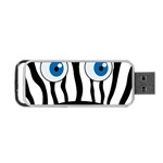 Blue eye zebra Portable USB Flash (One Side) Front