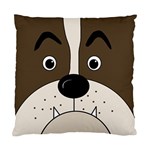 Bulldog face Standard Cushion Case (Two Sides) Front