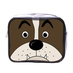 Bulldog Face Mini Toiletries Bags by Valentinaart