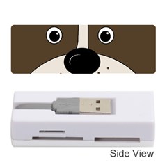 Bulldog Face Memory Card Reader (stick)  by Valentinaart