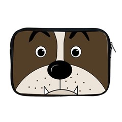 Bulldog Face Apple Macbook Pro 17  Zipper Case