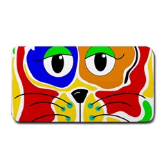 Colorful Cat Medium Bar Mats by Valentinaart