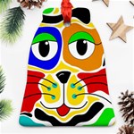 Colorful cat Ornament (Bell)  Front