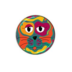 Colorful Cat 2  Hat Clip Ball Marker (10 Pack) by Valentinaart