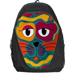 Colorful Cat 2  Backpack Bag by Valentinaart