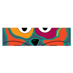 Colorful Cat 2  Satin Scarf (oblong)