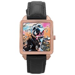 Img 20161203 0001 Rose Gold Leather Watch  by tigflea