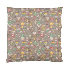 Tea Party Pattern Standard Cushion Case (one Side) by kostolom3000shop