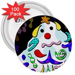 Candy man` 3  Buttons (100 pack)  Front