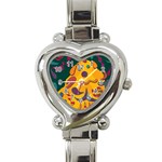 Candy man 2 Heart Italian Charm Watch Front