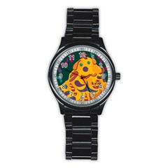 Candy Man 2 Stainless Steel Round Watch by Valentinaart