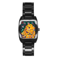 Candy Man 2 Stainless Steel Barrel Watch by Valentinaart