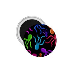 Colorful octopuses pattern 1.75  Magnets