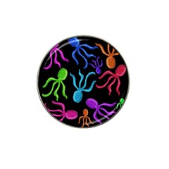 Colorful octopuses pattern Hat Clip Ball Marker (4 pack)