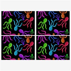 Colorful Octopuses Pattern Belt Buckles