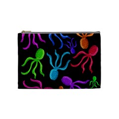 Colorful octopuses pattern Cosmetic Bag (Medium) 