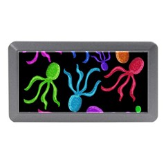 Colorful octopuses pattern Memory Card Reader (Mini)