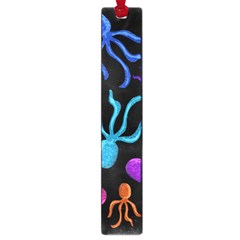 Colorful Octopuses Pattern Large Book Marks by Valentinaart