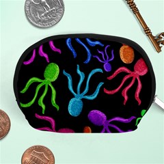 Colorful octopuses pattern Accessory Pouches (Medium) 