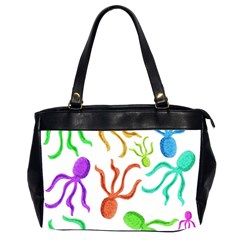 Octopuses Pattern Office Handbags (2 Sides)  by Valentinaart