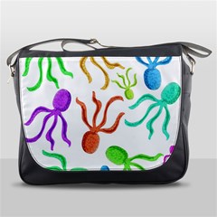 Octopuses Pattern Messenger Bags by Valentinaart