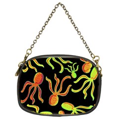 Octopuses Pattern 2 Chain Purses (two Sides)  by Valentinaart