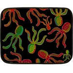 Octopuses pattern 4 Double Sided Fleece Blanket (Mini)  35 x27  Blanket Front