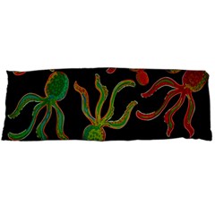 Octopuses Pattern 4 Body Pillow Case (dakimakura) by Valentinaart