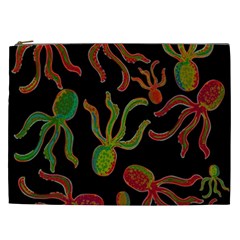 Octopuses Pattern 4 Cosmetic Bag (xxl)  by Valentinaart