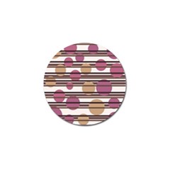 Simple Decorative Pattern Golf Ball Marker by Valentinaart