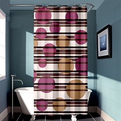 Simple Decorative Pattern Shower Curtain 36  X 72  (stall)  by Valentinaart