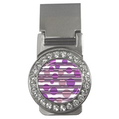 Purple Simple Pattern Money Clips (cz)  by Valentinaart