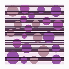 Purple Simple Pattern Medium Glasses Cloth by Valentinaart